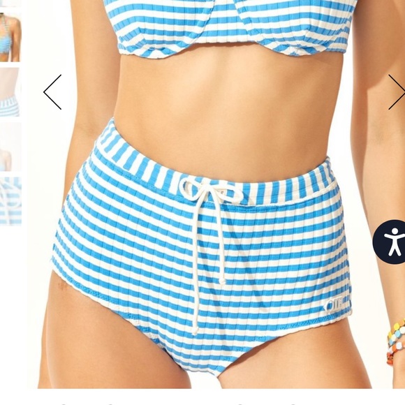SOLID & STRIPED Other - Solid and Striped Ginger ribbed bikini bottom